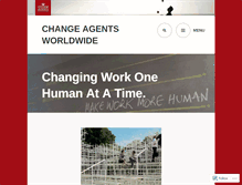 Tablet Screenshot of changeagentsworldwide.com